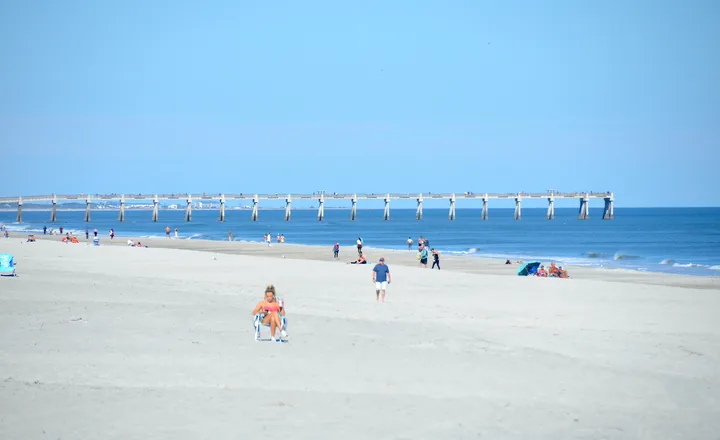The fishing pier at Jacksonville Beach, Florida