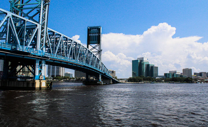 Jacksonville, Florida skyline and river