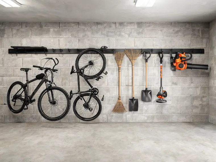 Bike and lawn equipment racks