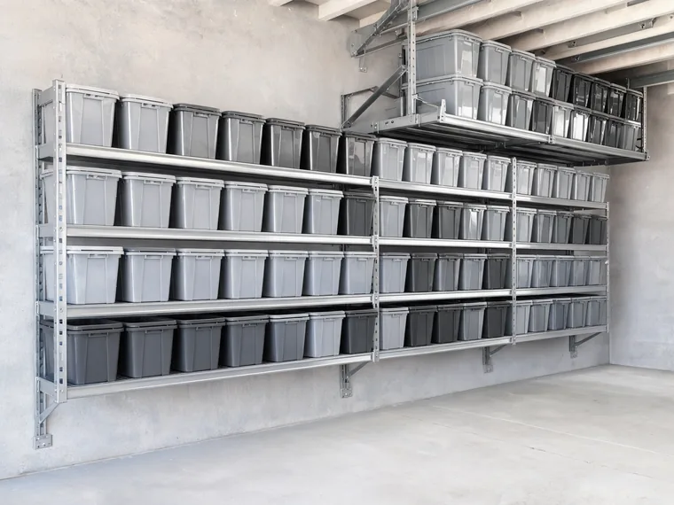 Shelving installation